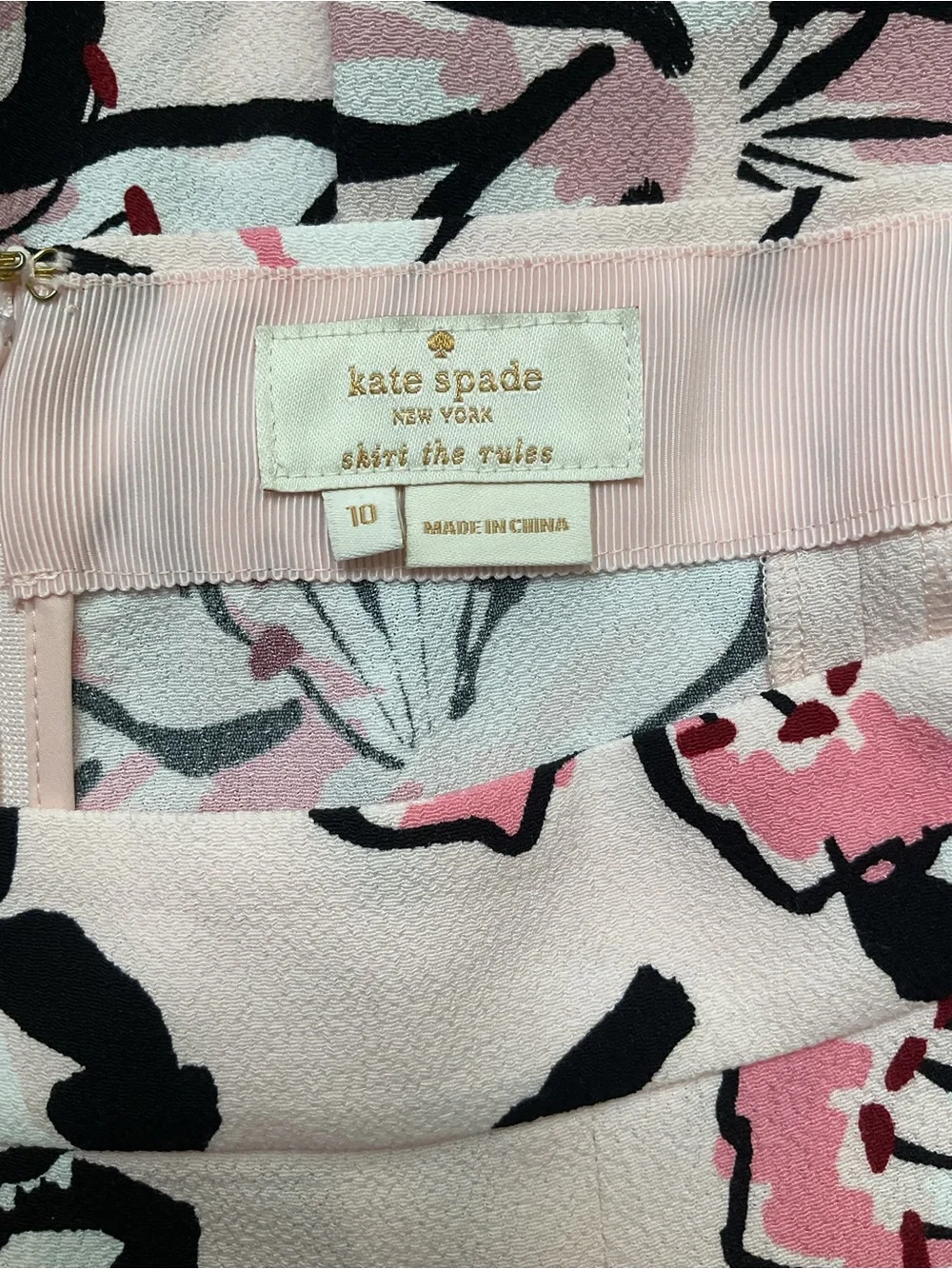 Kate Spade Tiger Lily Pink Floral Women’s Skirt